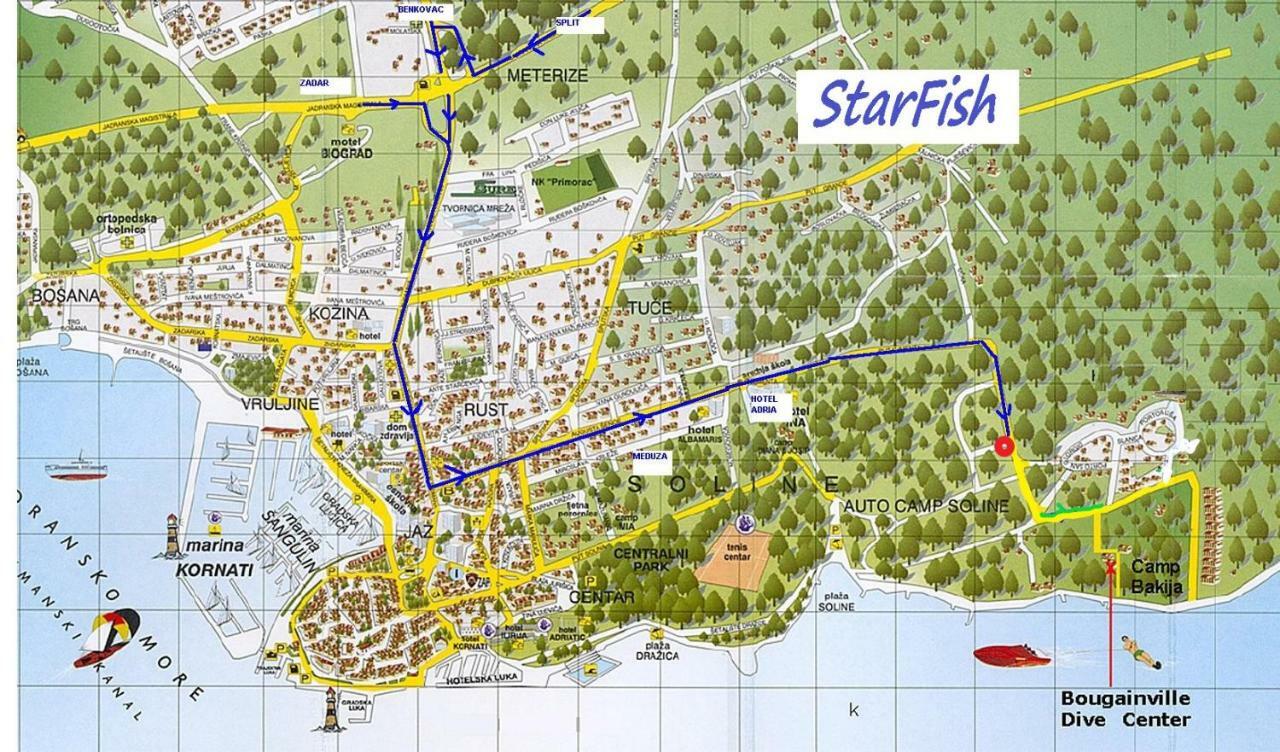Mobile Home Starfish IV Camp Biograd Biograd Na Moru Extérieur photo